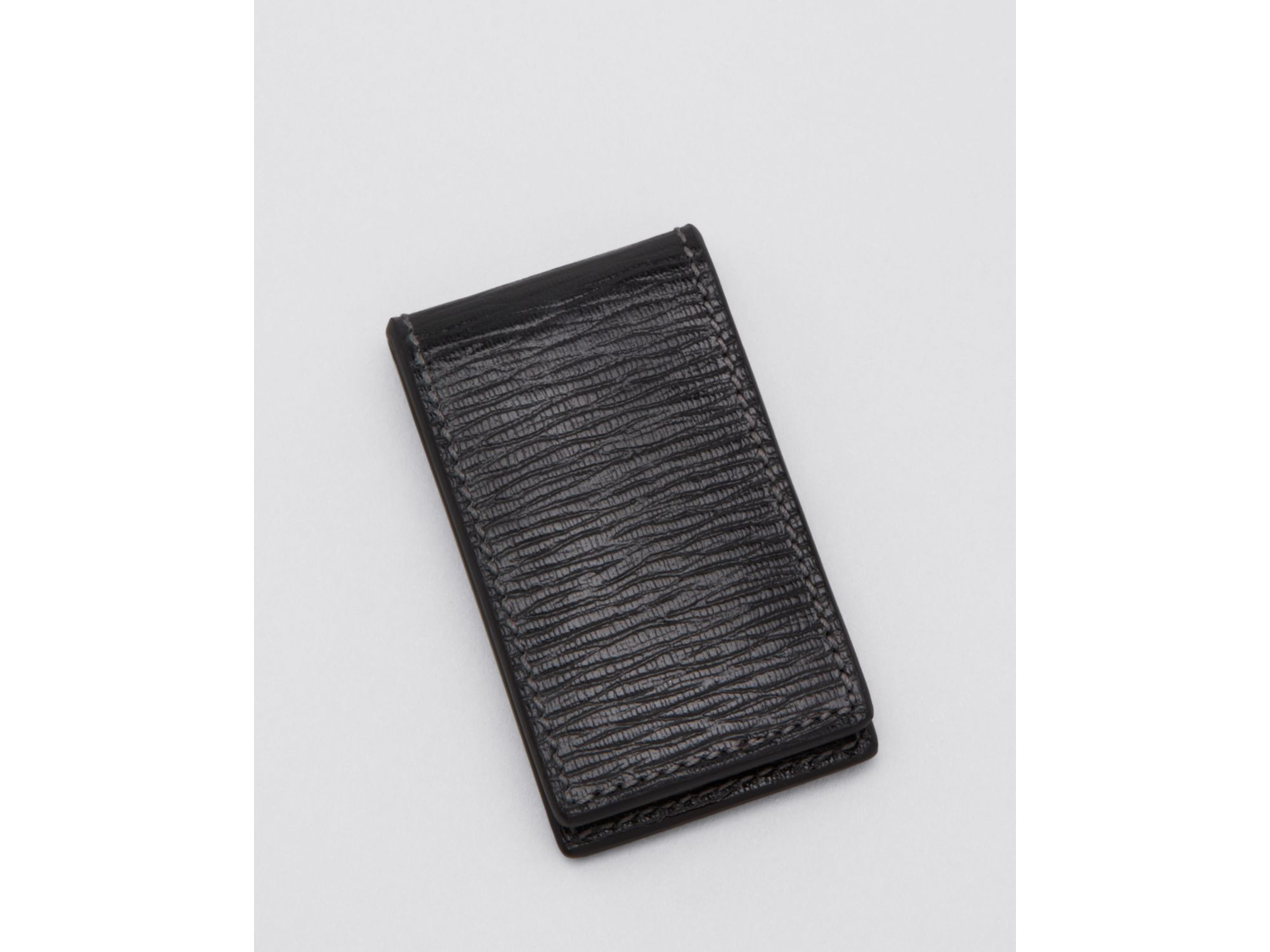 Ferragamo Leather Men's Revival Money Clip in Black for Men Lyst