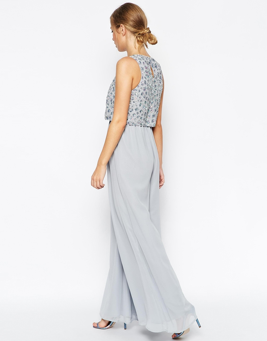 ice blue jumpsuit