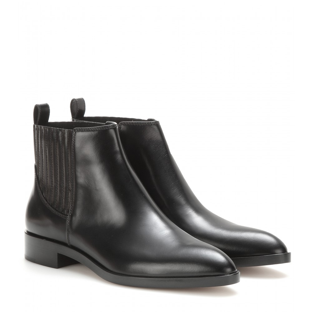 Gianvito Rossi Leather Chelsea Boots in Black - Lyst