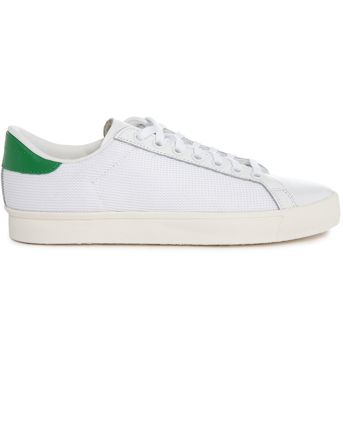 Adidas originals Rod Laver Vintage White Leather/mesh Sneakers in White ...