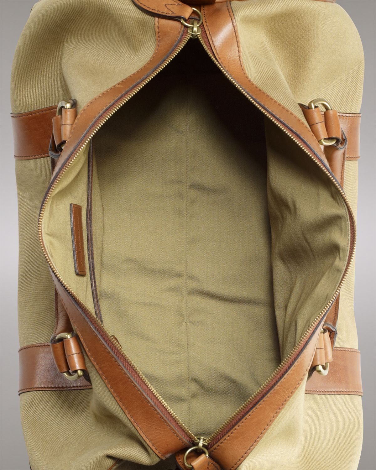 Lyst Ralph Lauren Polo Canvas Gym Bag in Natural for Men