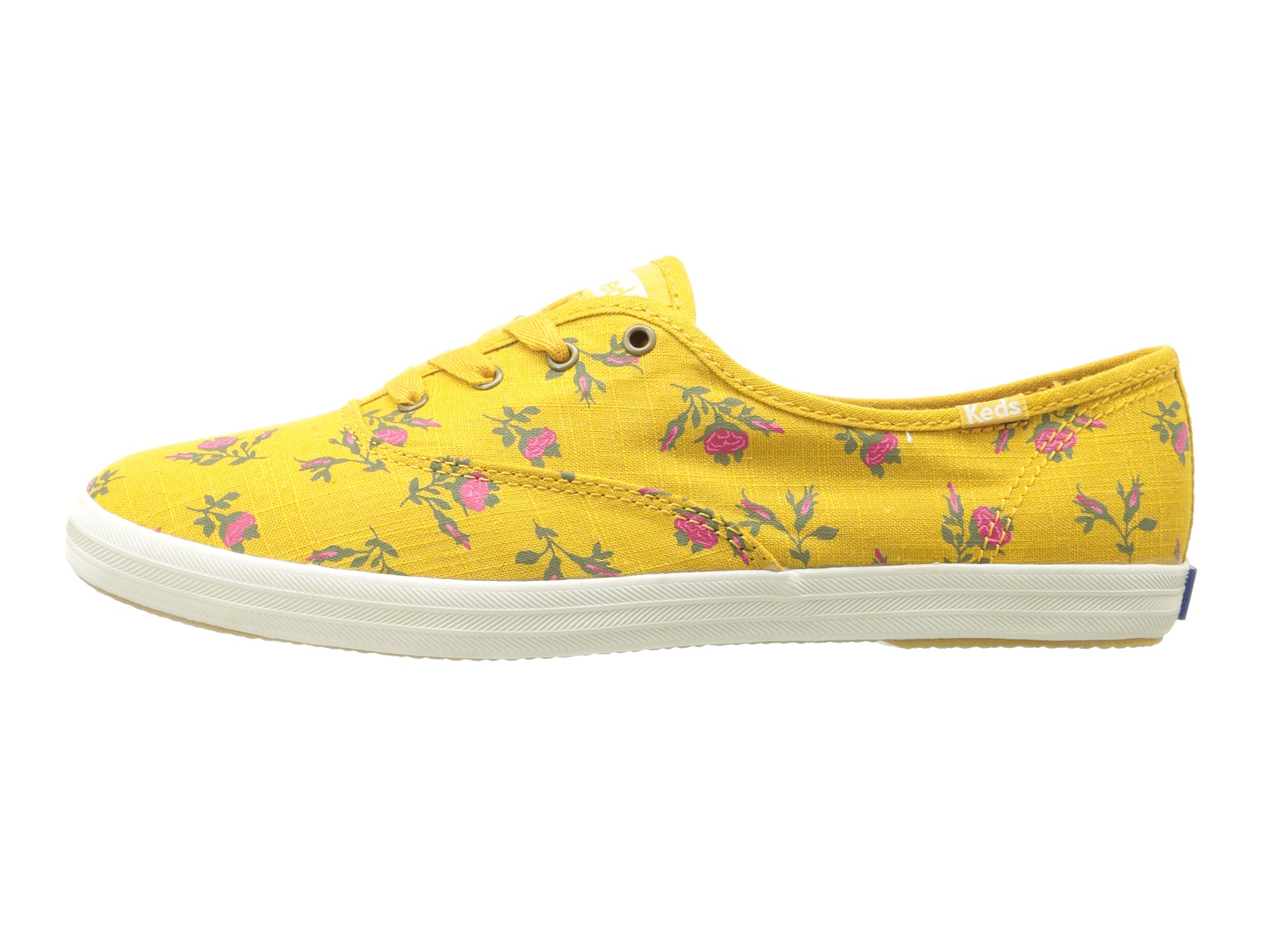 Keds Champion Floral in Mustard Yellow (Yellow) - Lyst