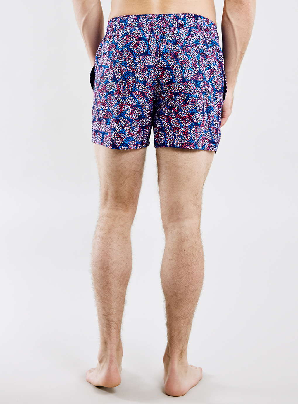 TOPMAN Leopard Print Swim Shorts for Men Lyst