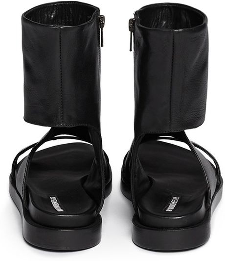 low heel bootie sandals