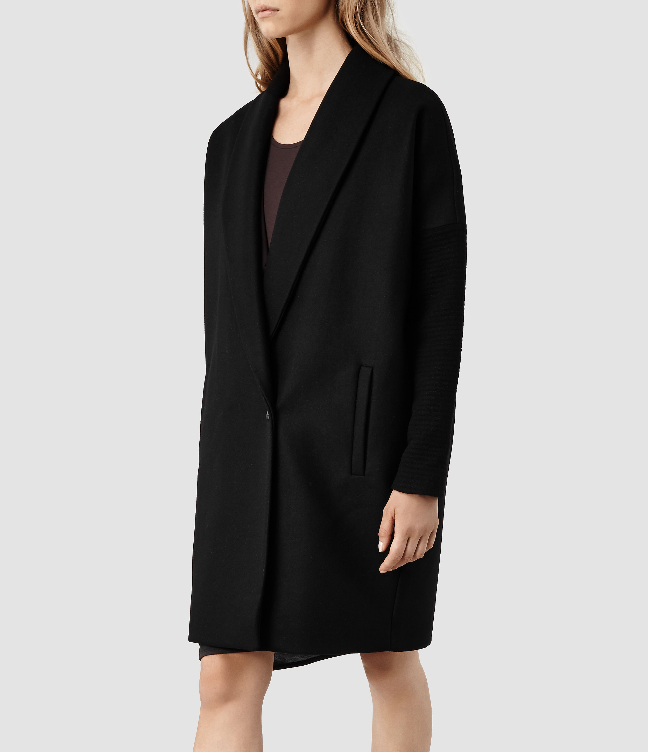 wool coat all saints