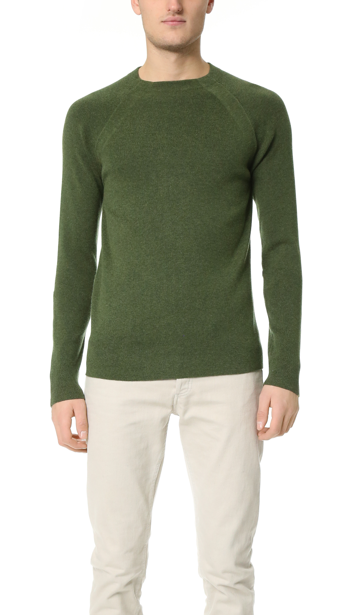 Lyst - Norse Projects Birnir Military Rib Knit Sweater in Green for Men