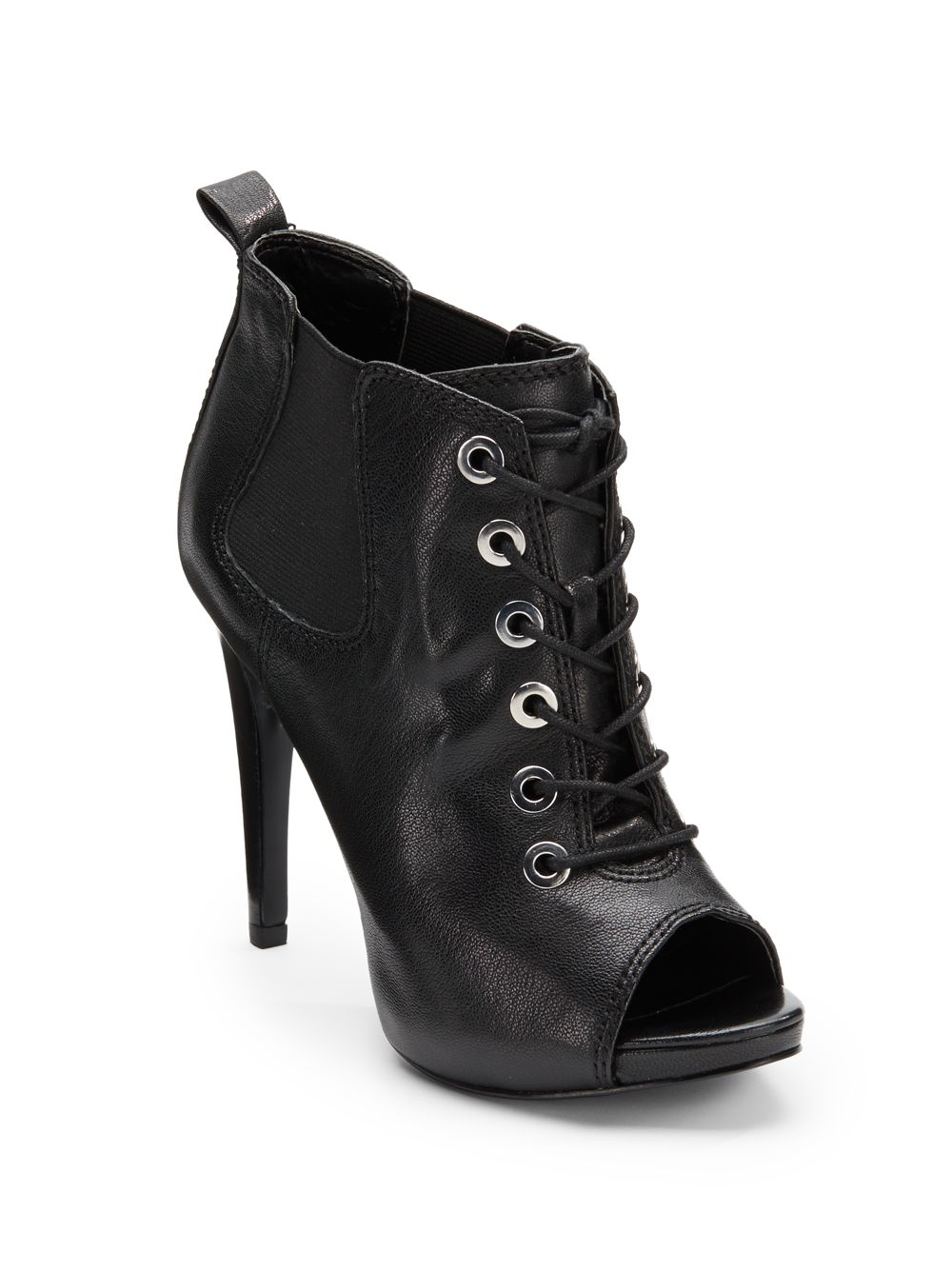 ankle boot peep toe