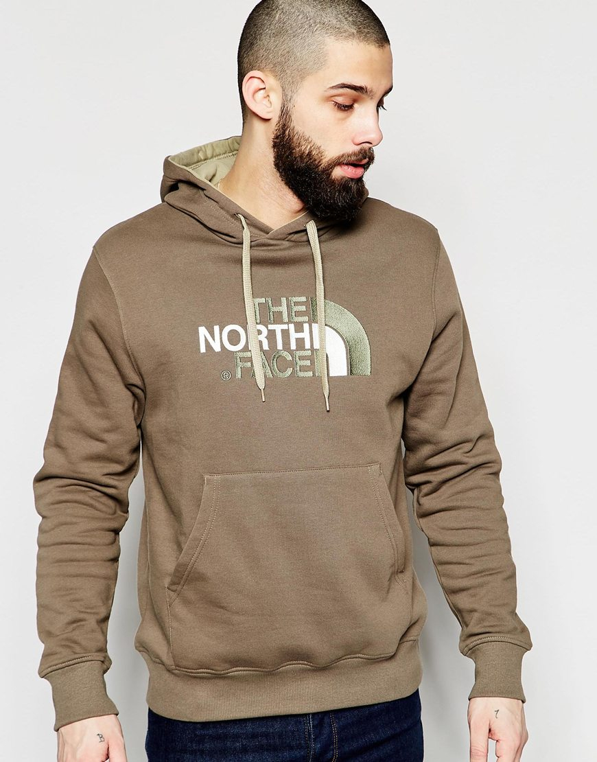 brown north face hoodie