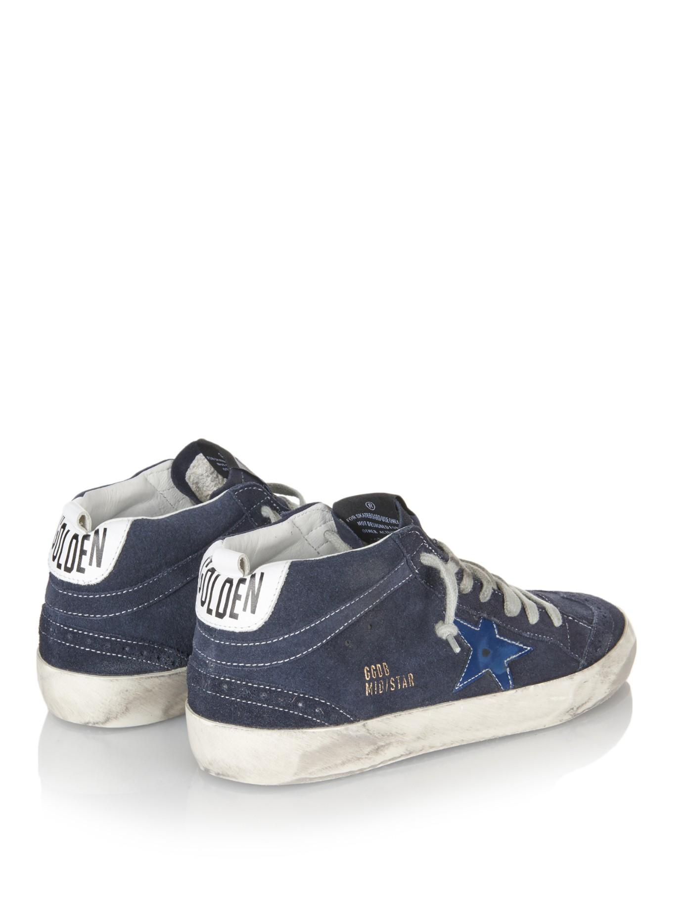 Golden goose hotsell mid star navy