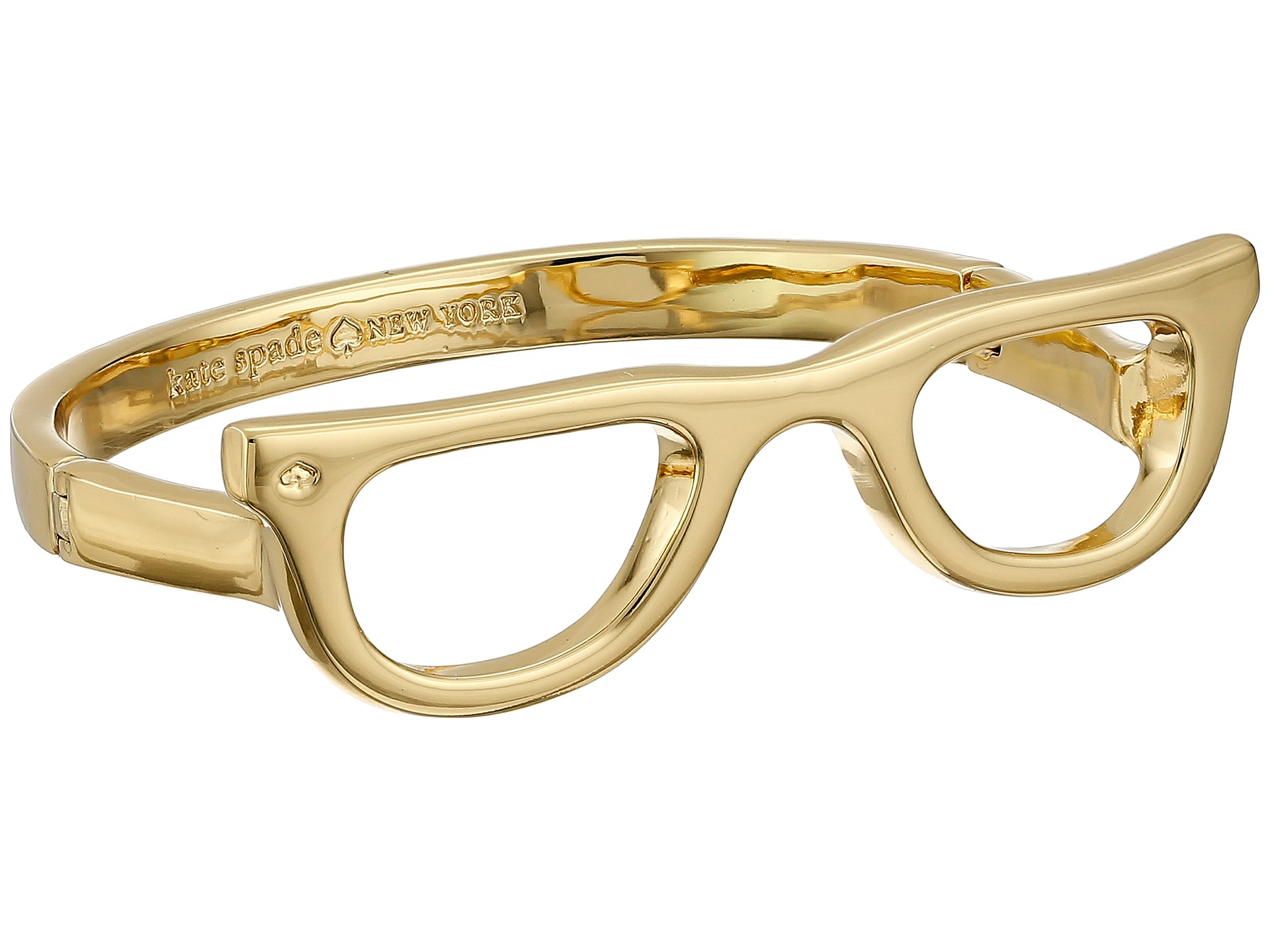 Kate Spade Goreski Glasses Bangle Bracelet in Gold (Metallic) Lyst