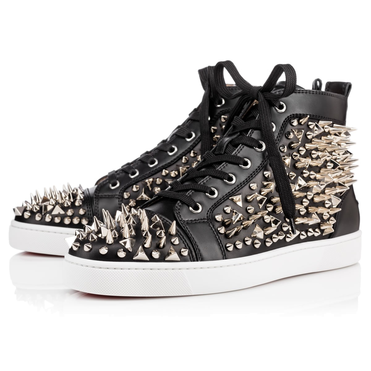 Christian louboutin Louis Pik Pik Flat Calf Lux in Black for Men ...