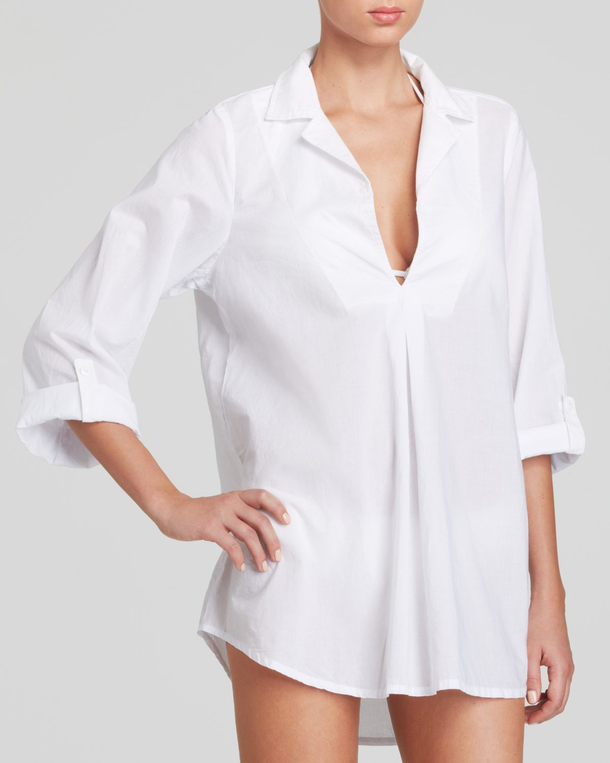 swim cover up shirt