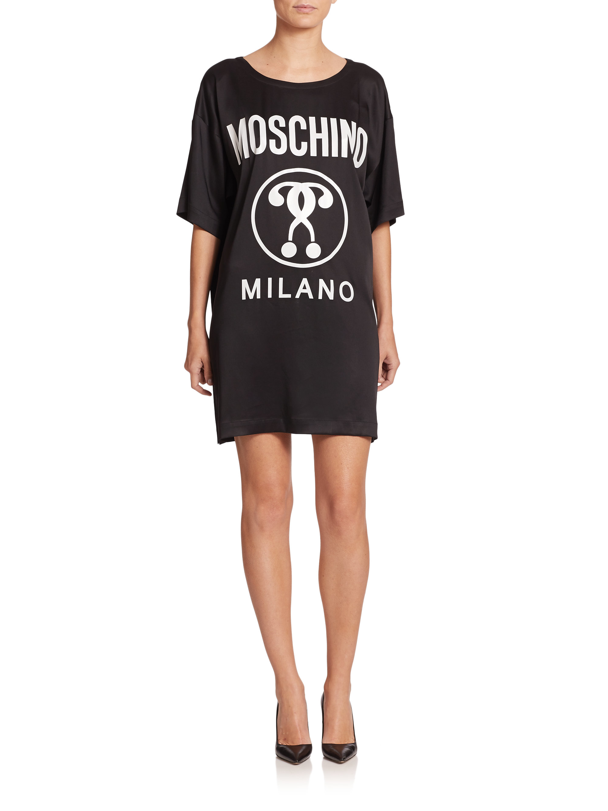 moschino t shirt dress womens