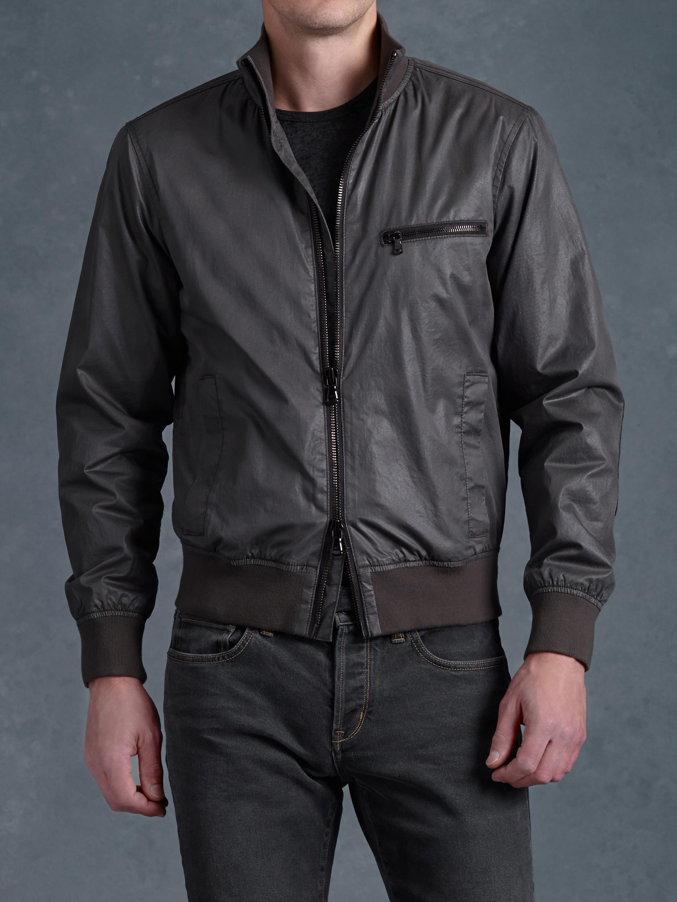 One Jacket, Two Spies – The John Varvatos Suede Racer Jacket