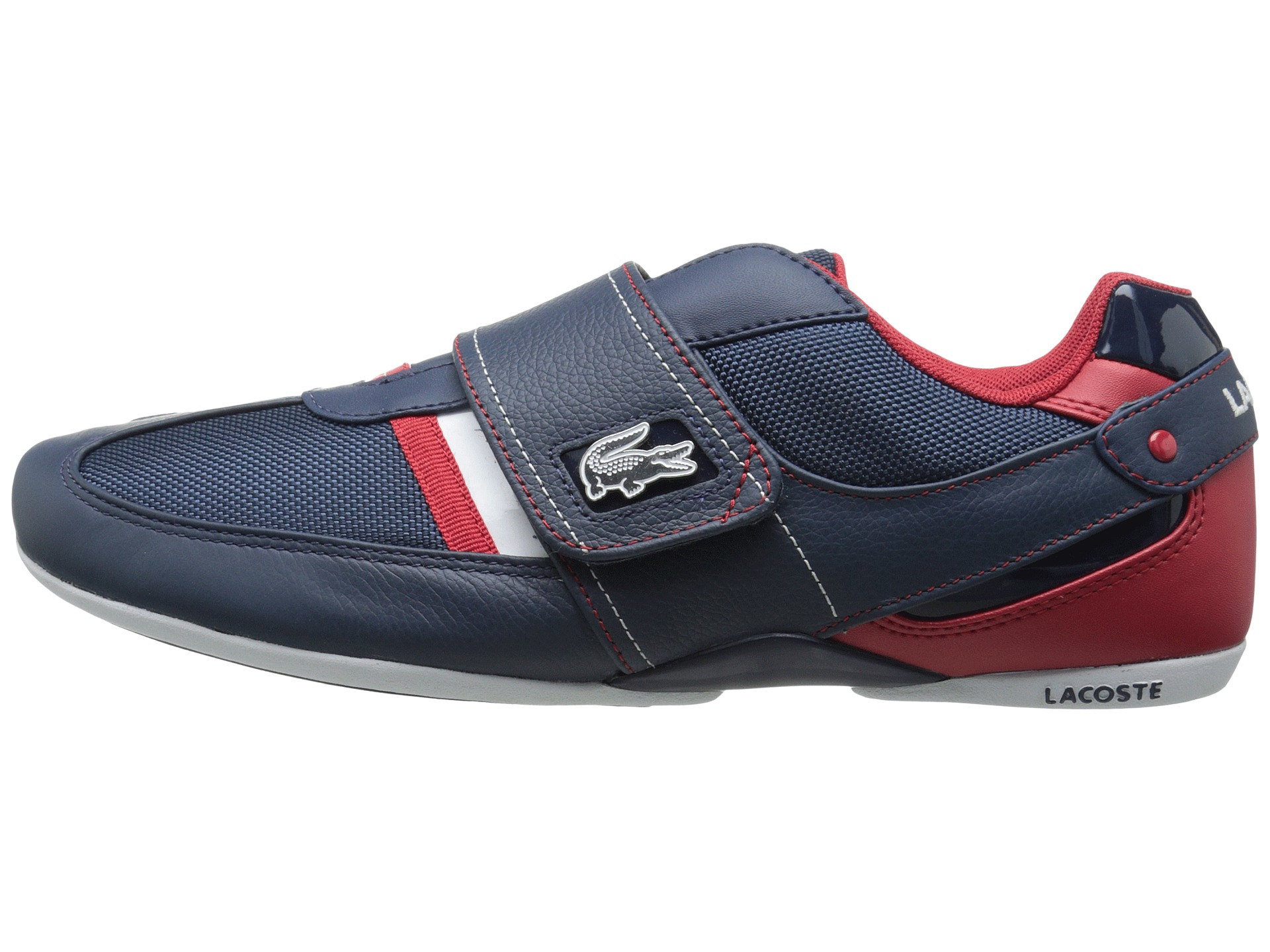Lacoste EuropA SPM LTH Dark Blue//Red Mens 7