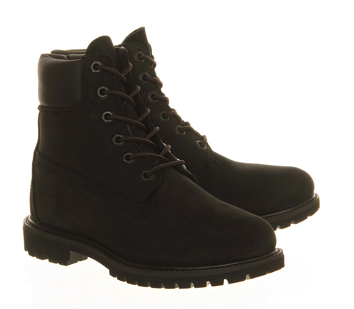 black canvas timberland boots