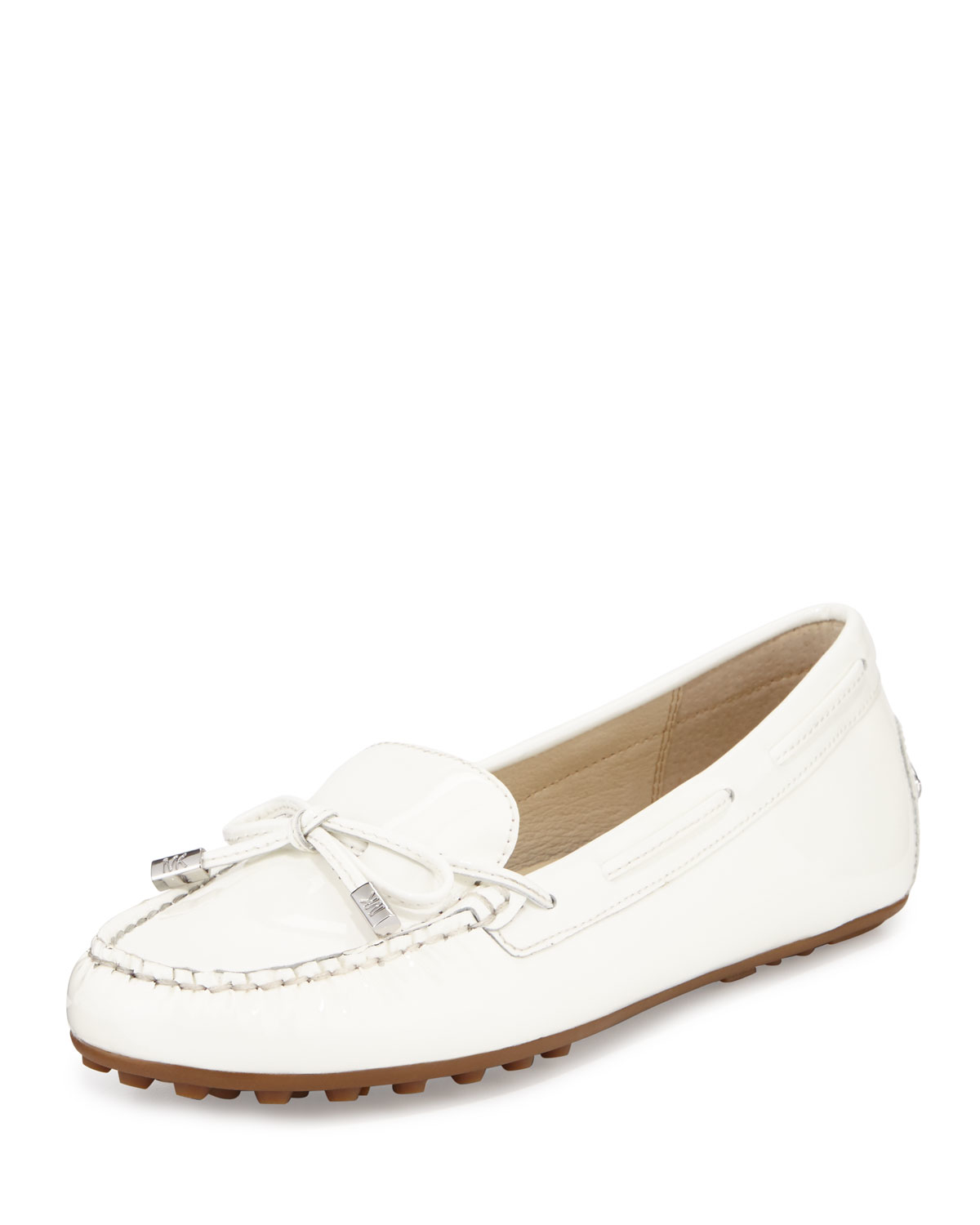 michael kors white loafers