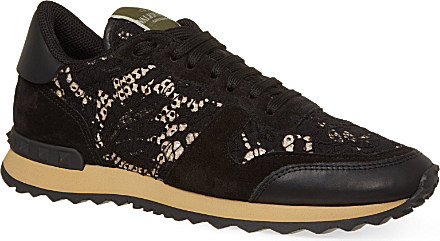 valentino lace trainers