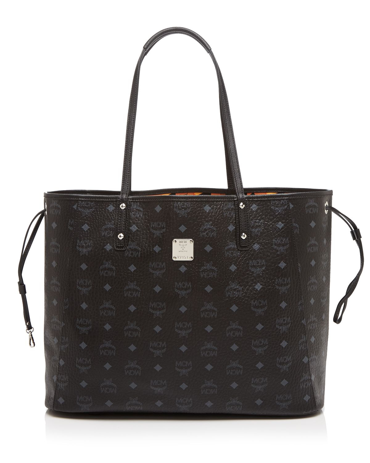 MCM Shopper Project Visetos Reversible Large Tote in Black Lyst