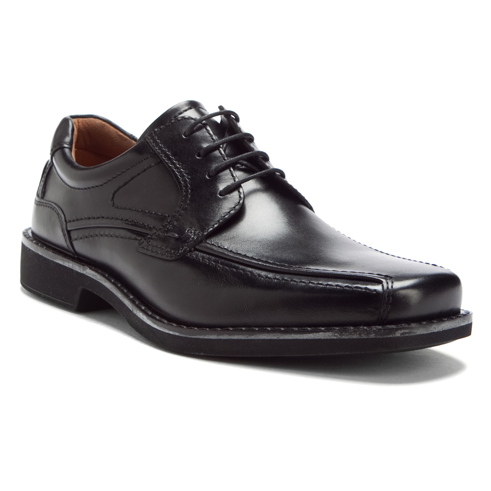 Ecco Leather Seattle Bicycle Toe Tie in Black for Men Lyst