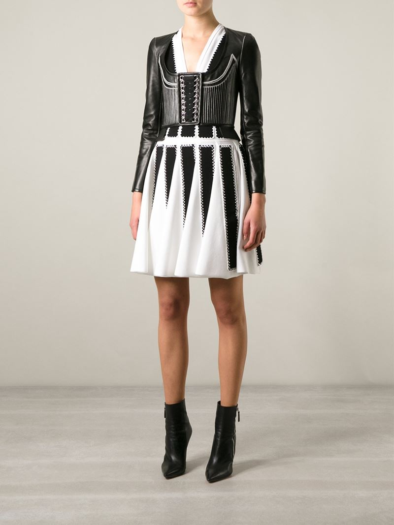 givenchy red corset top