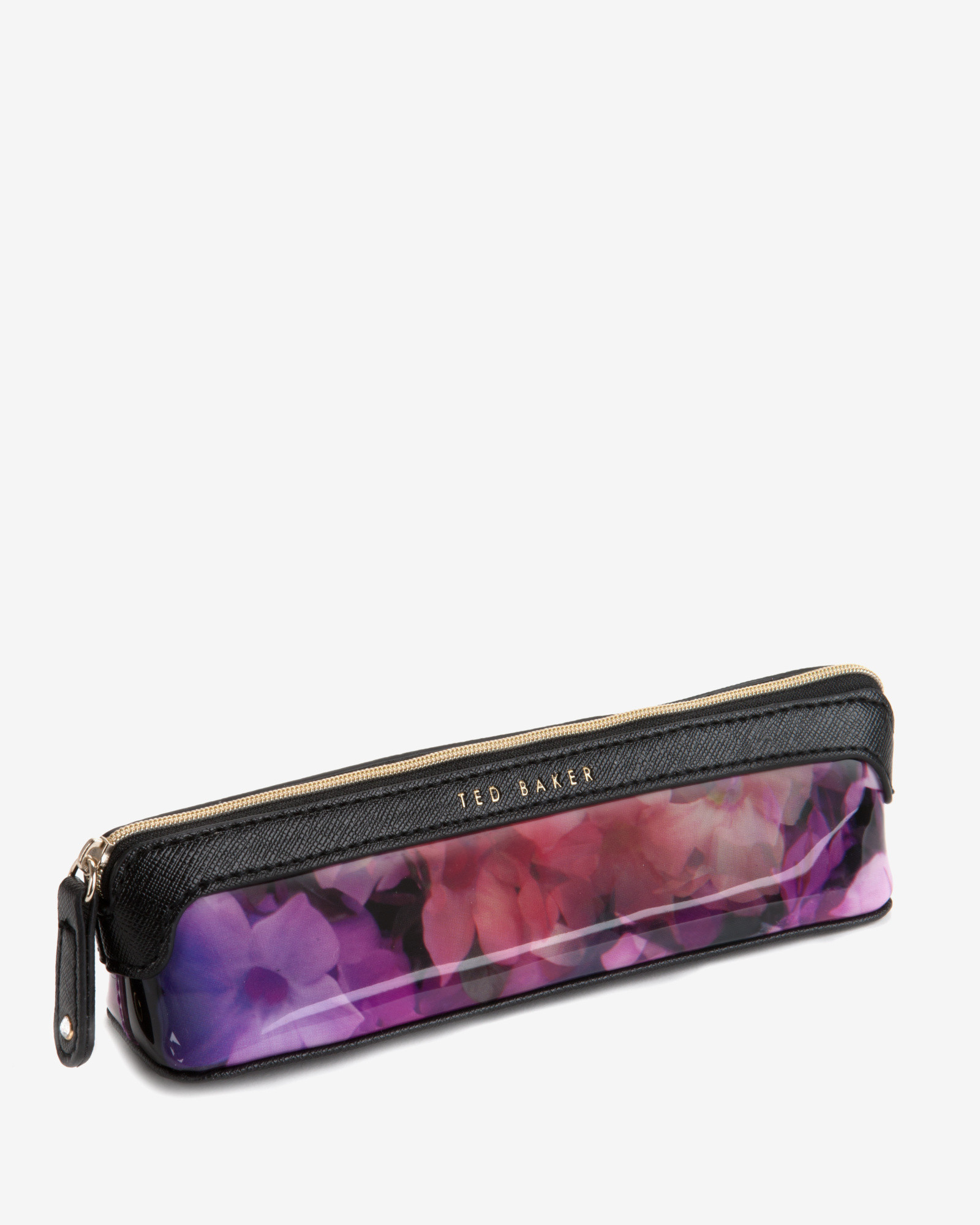 Ted Baker Cascading Floral Pencil Case in Black - Lyst