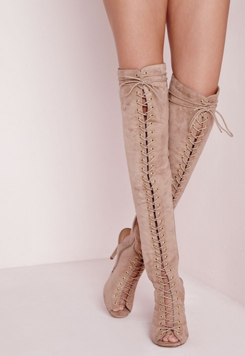 gladiator over the knee boots