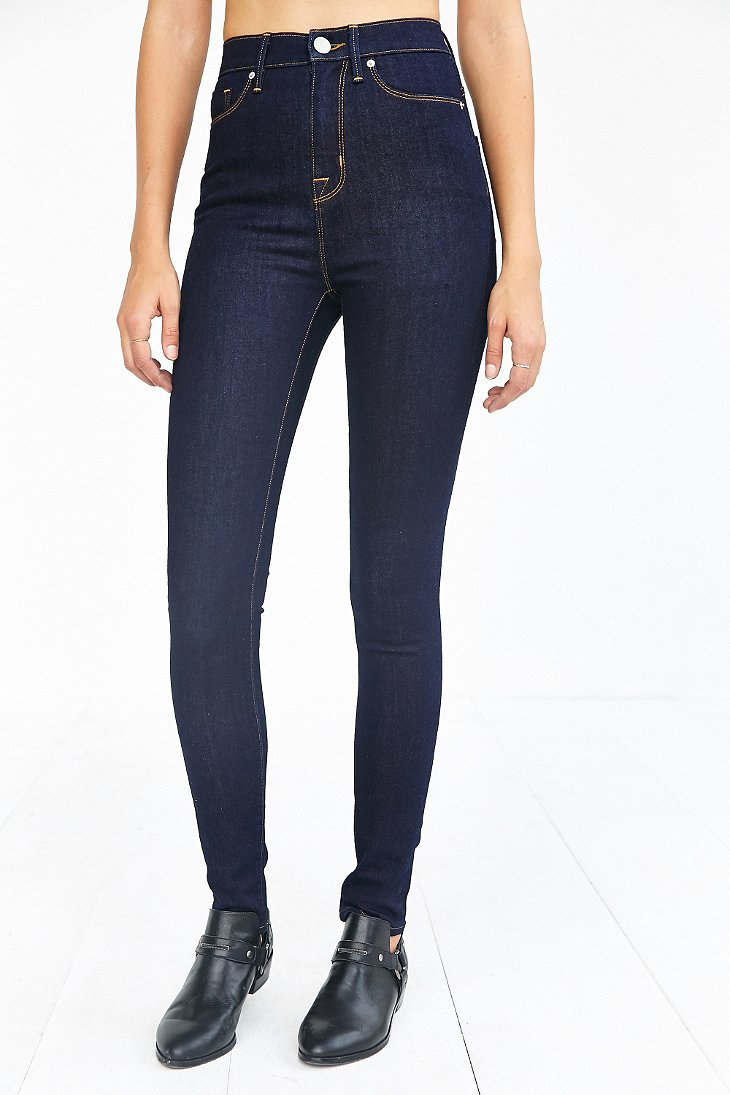 Lyst - Bdg Twig Super-high Rise Skinny Jean - Clean Rinse in Blue