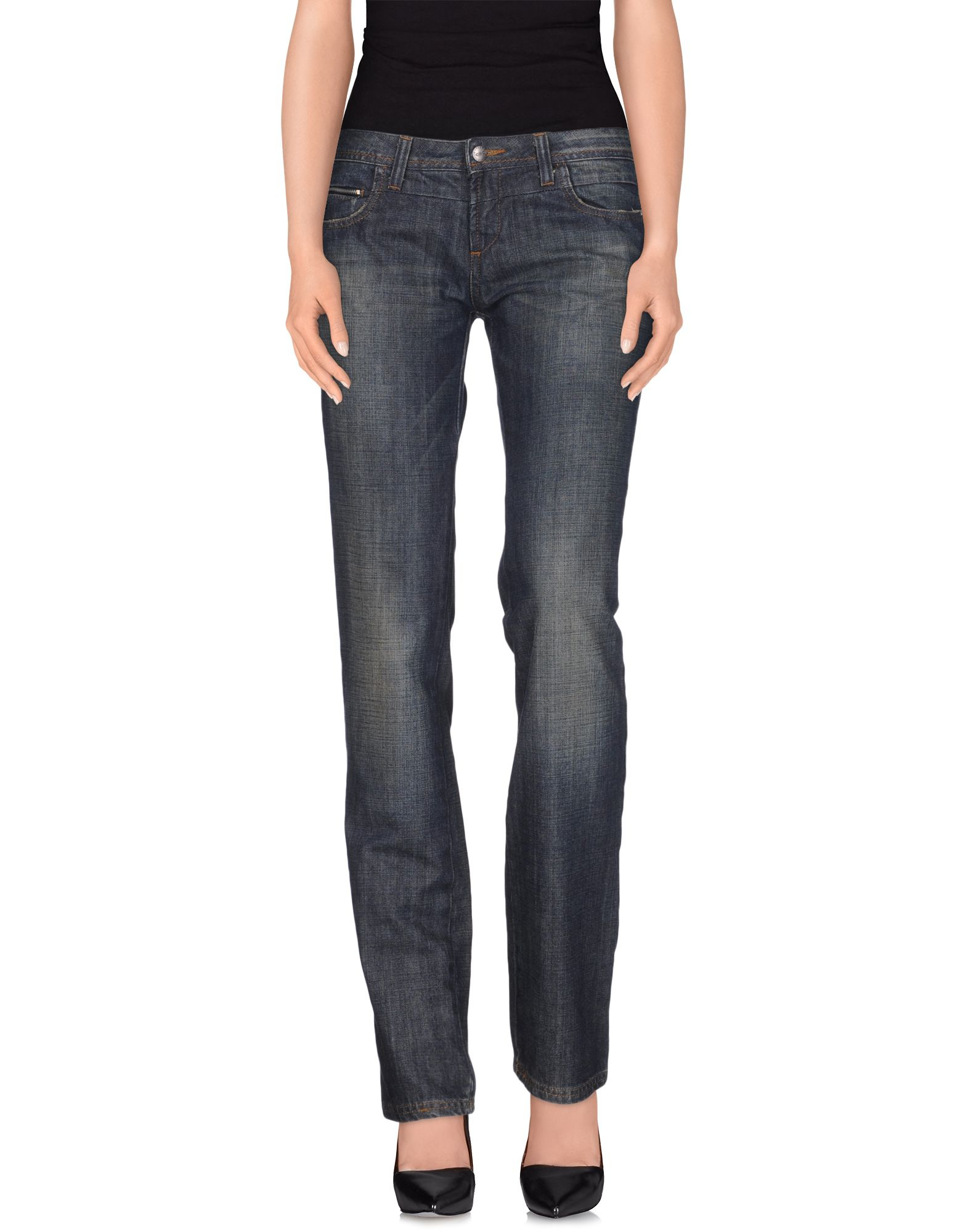 Costume national Denim Trousers in Blue | Lyst