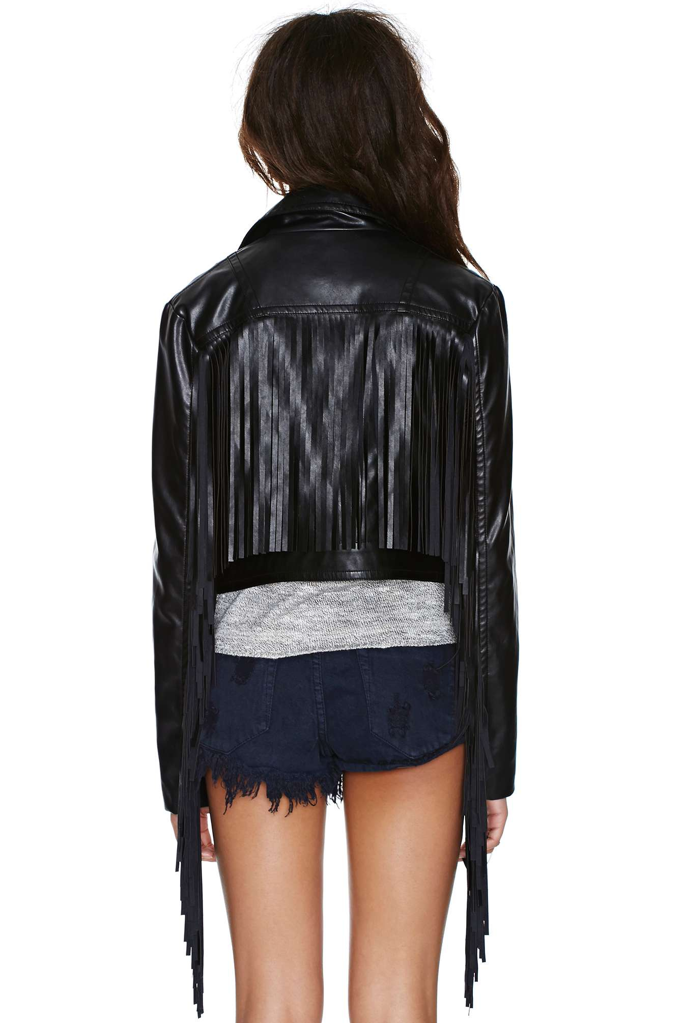 Lyst Nasty gal Highway To Hell Fringe Jacket