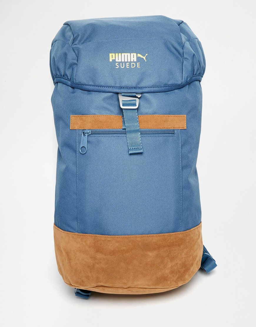 suede puma backpack