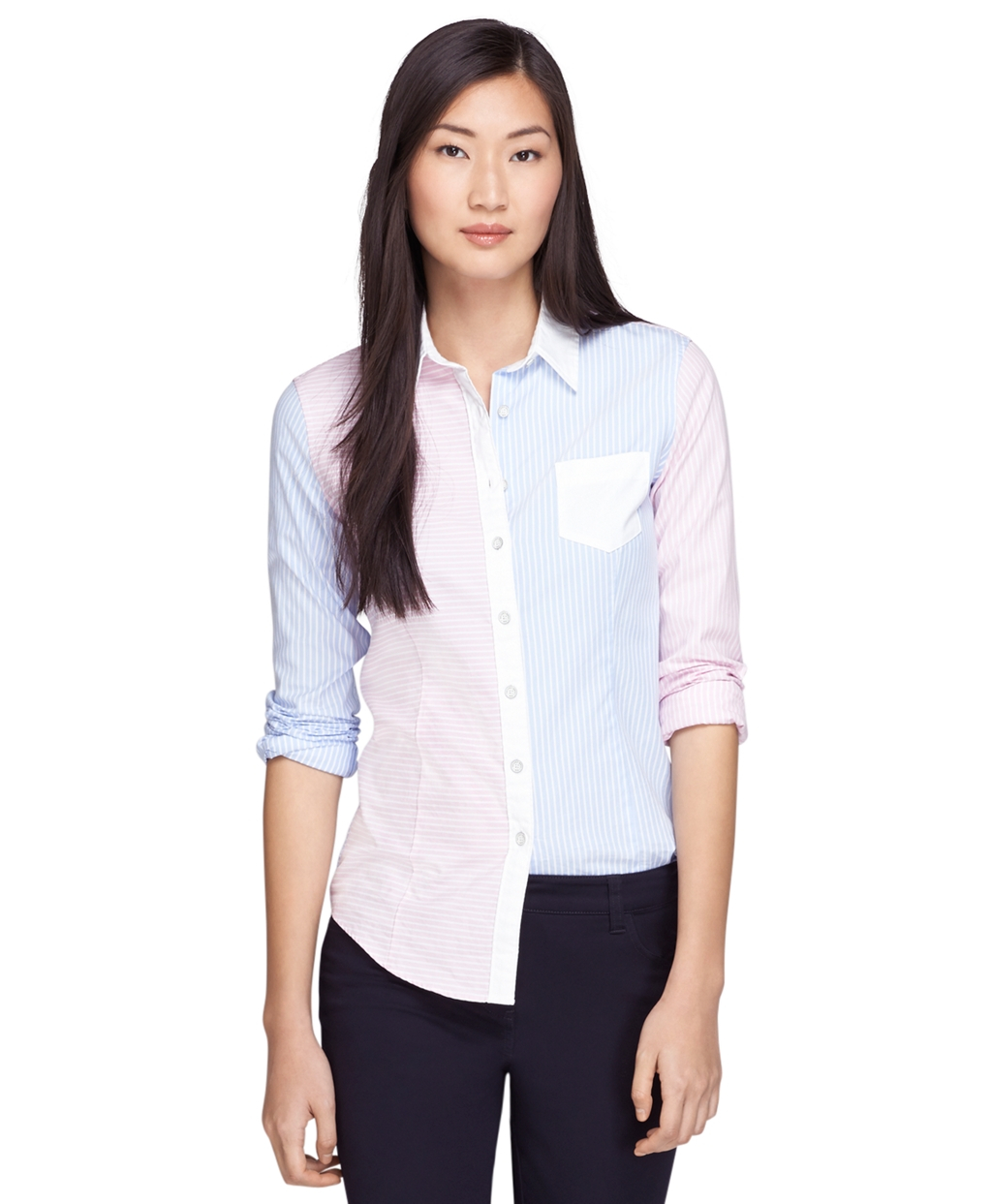 Lyst Brooks Brothers Cotton Fun Shirt in Blue