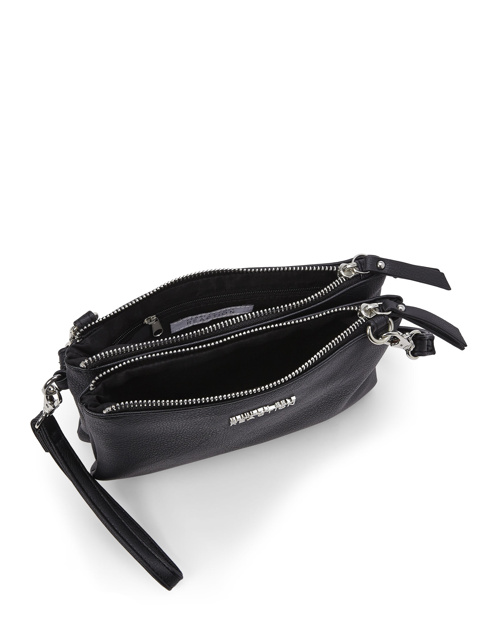 Lyst Kenneth Cole Reaction Black Double Trouble Crossbody In Gallery