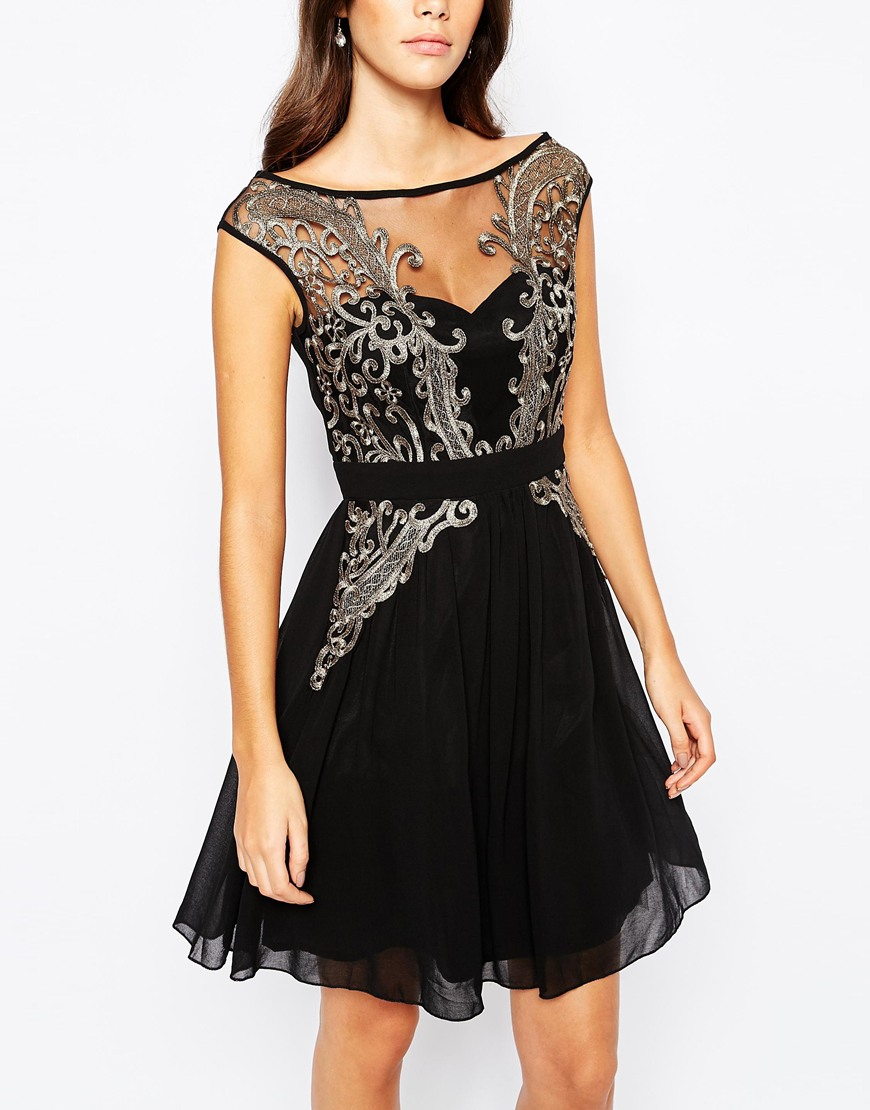 Black skater prom dress Lulus Exclusive! If you're going stir crazy, slip into the Lulus Cutout and About Black Skater Dress and head to the city! Medium-weight stretch knit shapes a rounded neckline atop a sleeveless bodice with princess seams for a tailored fit/5().