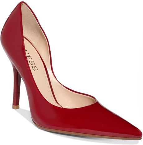 Guess Carrie Pumps in Red | Lyst