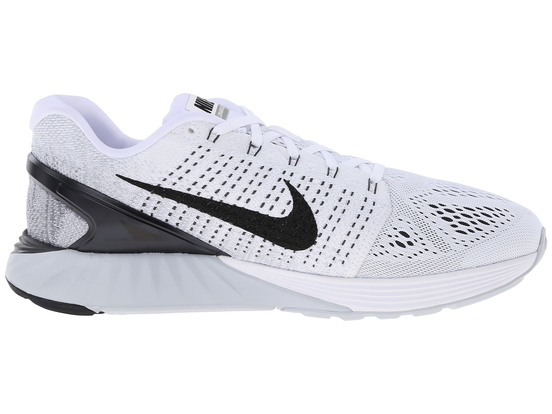 Nike Lunarglide 7 in White/Black/Anthracite/Cool Grey (White) for Men - Lyst