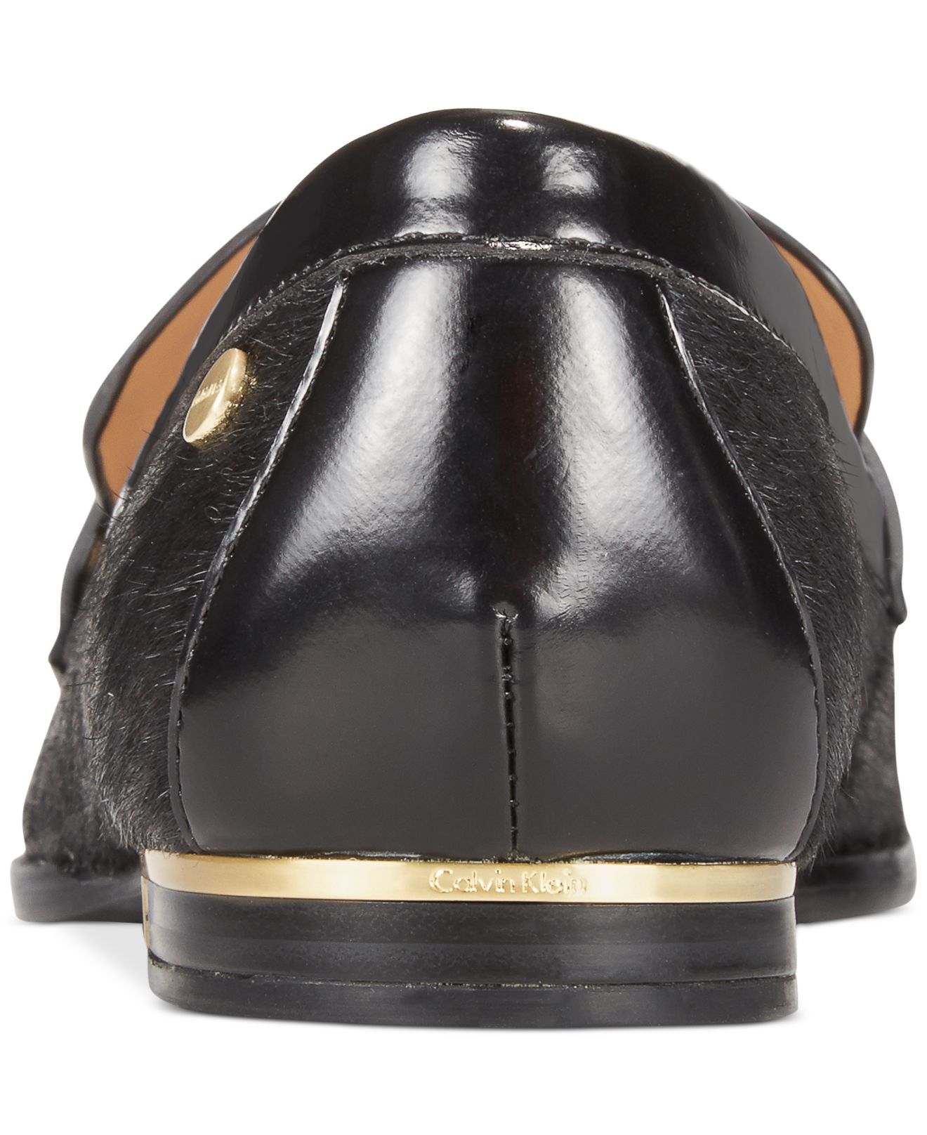 calvin klein black loafers