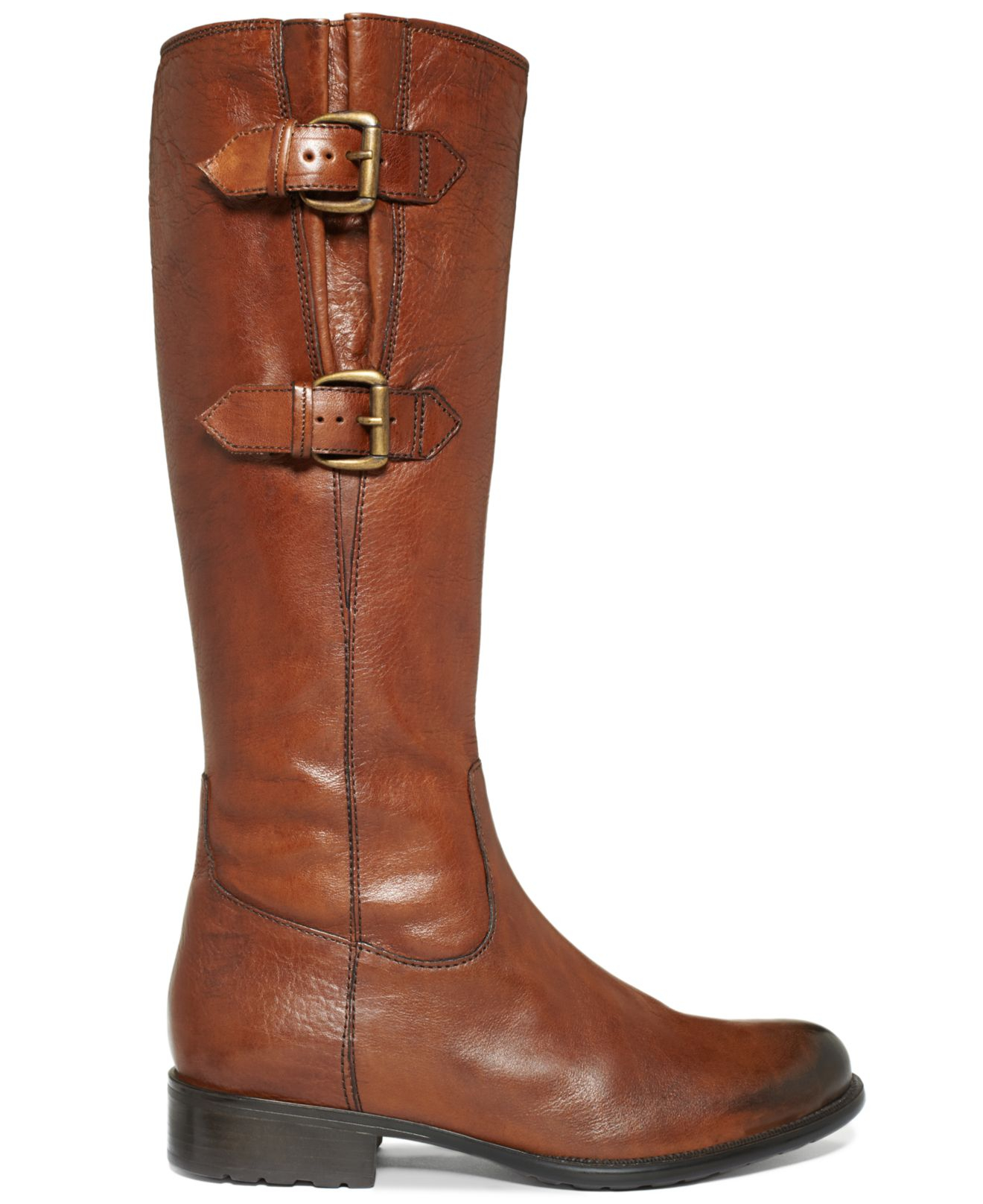 Mullin Spice Tall Riding Boots in Tan 