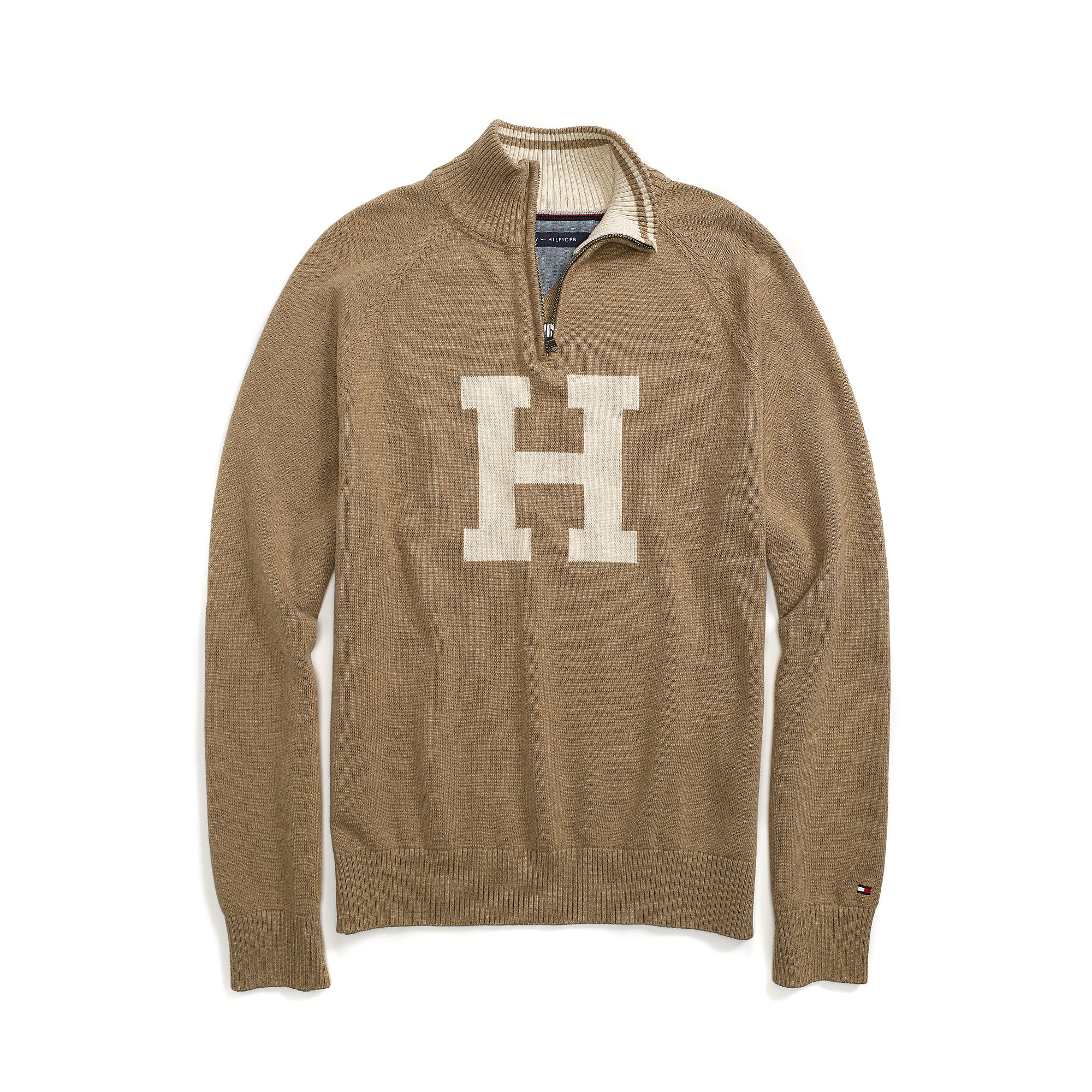 tommy hilfiger half zip sweatshirt