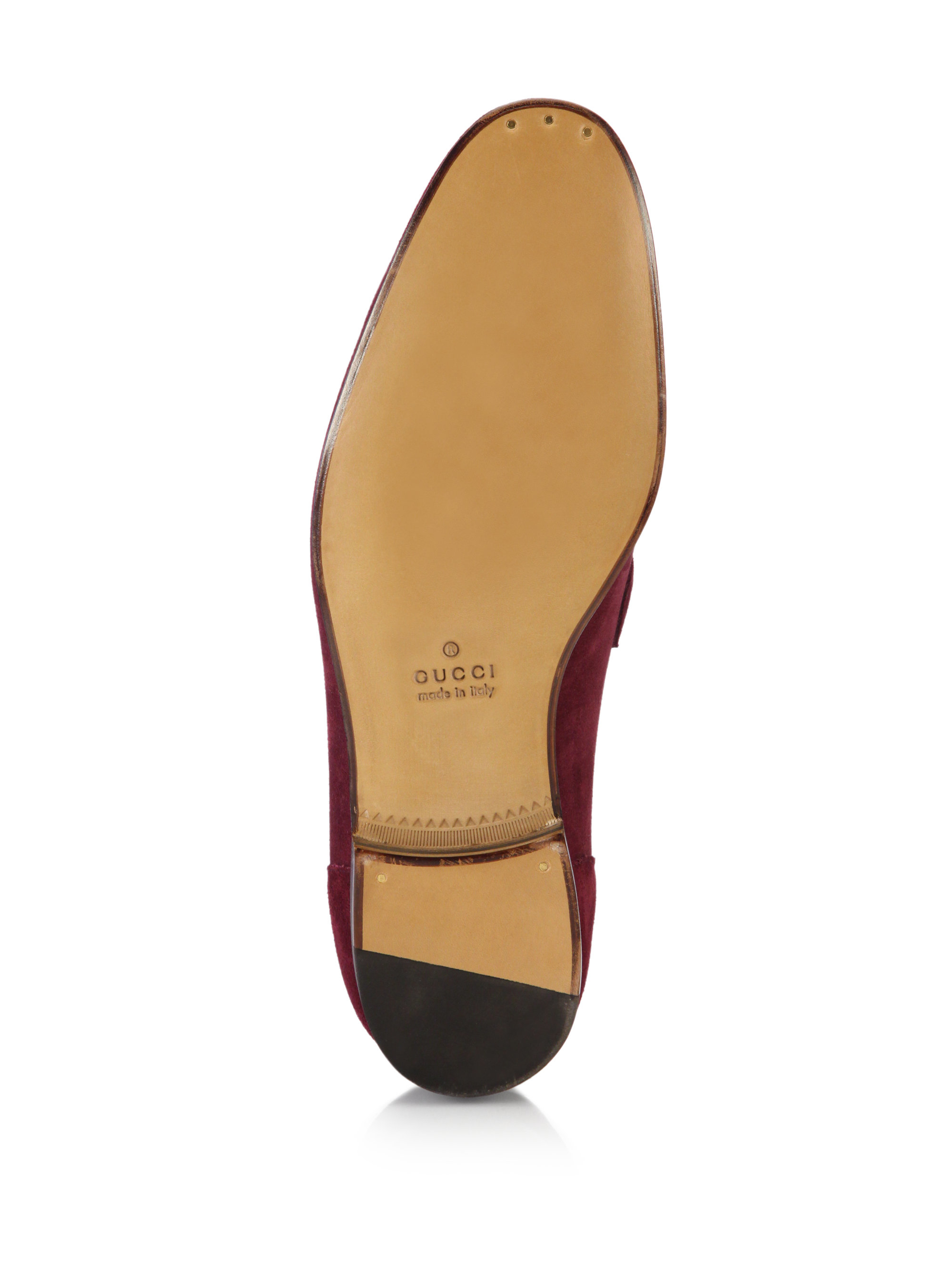 red gucci loafers men's