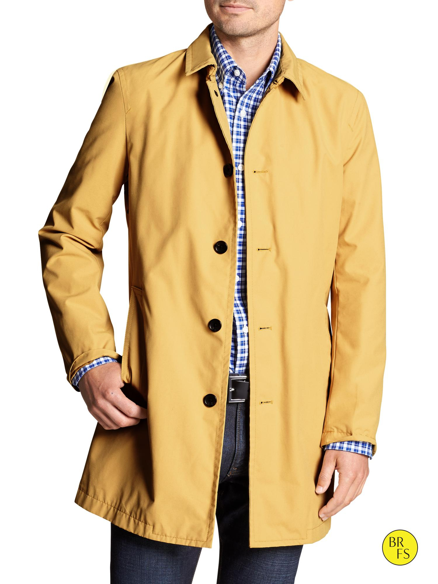 yellow mac jacket