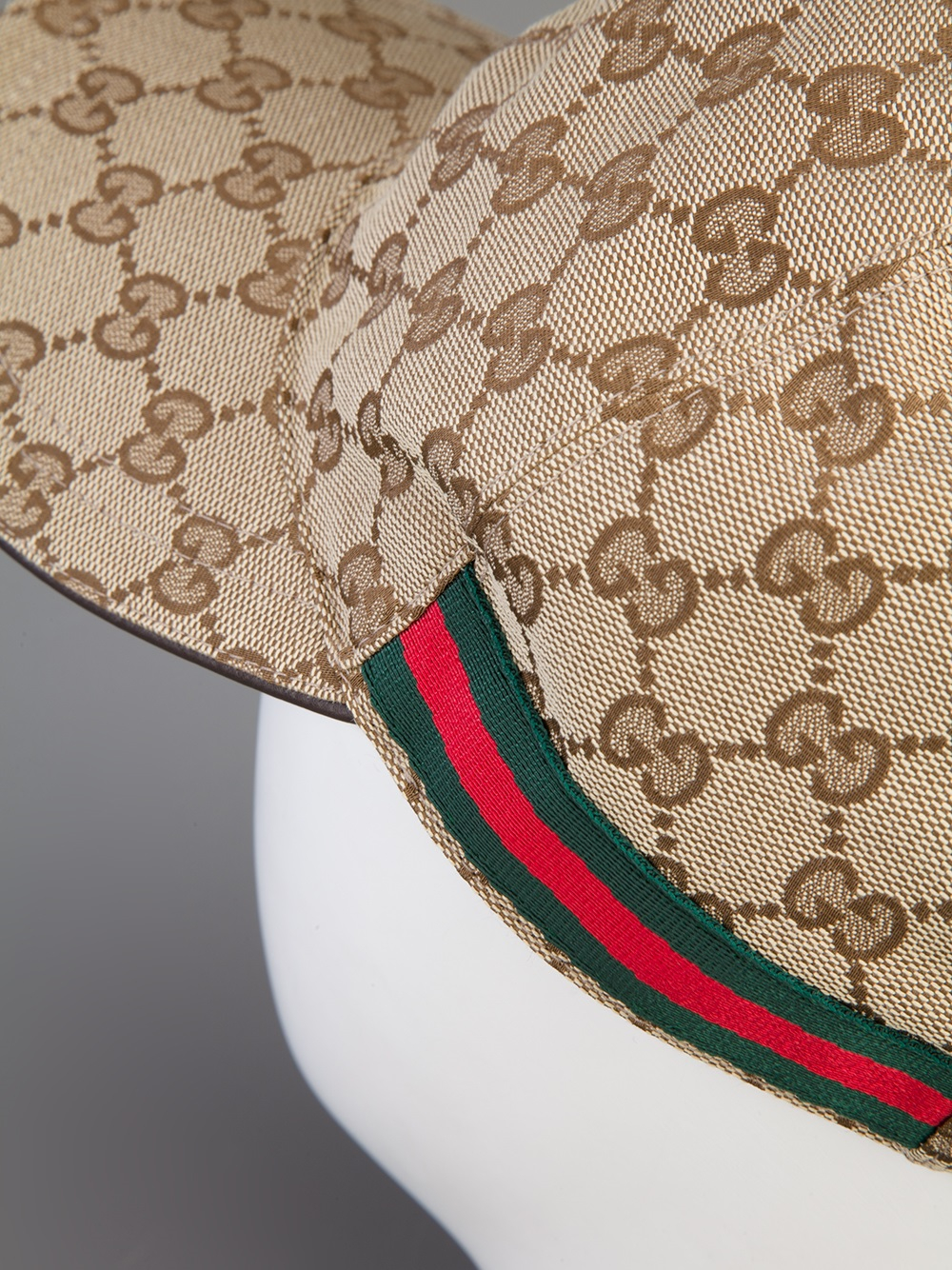 Lyst Gucci Unisex Emblem Print Cap in Natural for Men