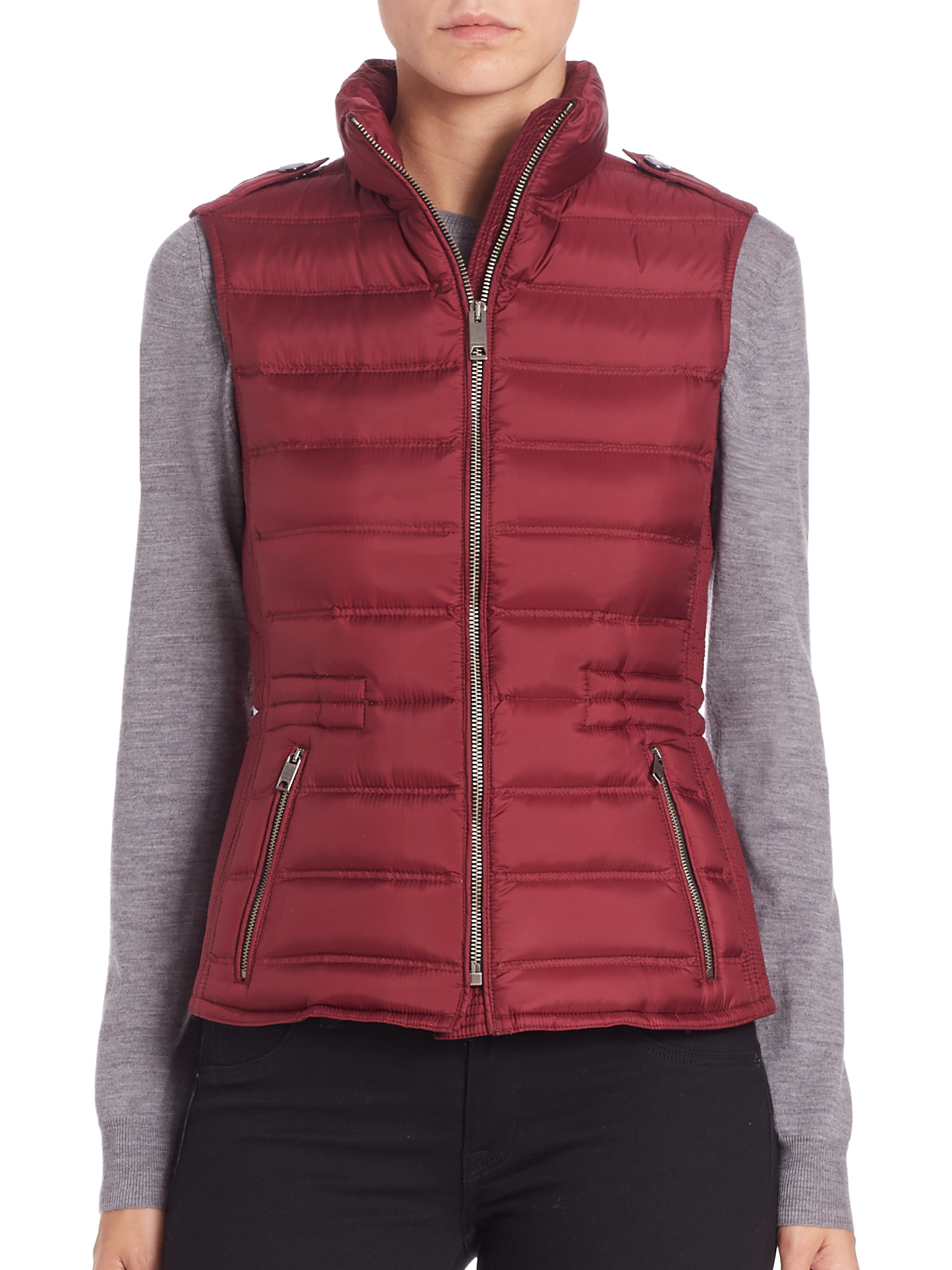 burberry vest pink