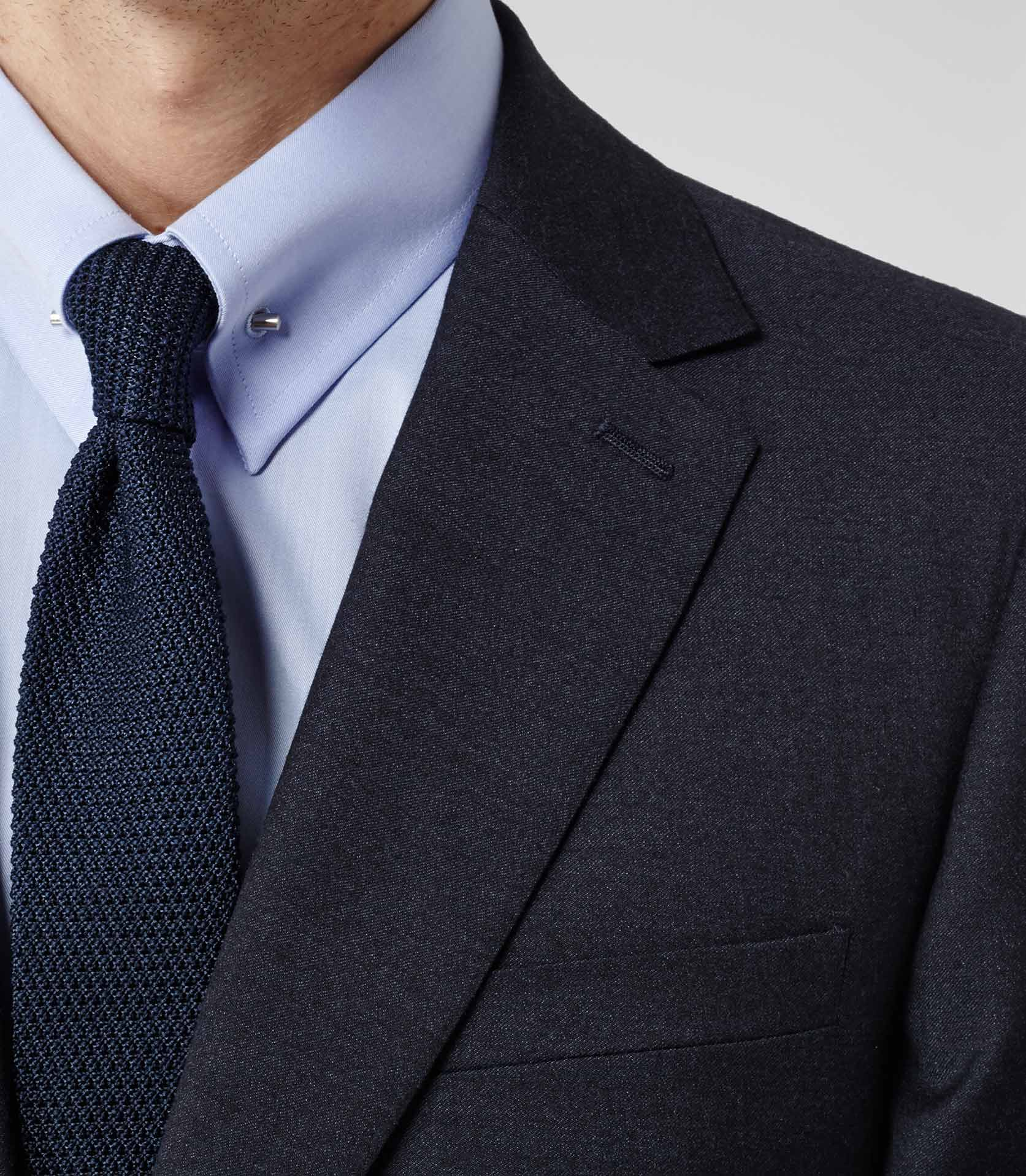 Reiss Belfort Collar Pin Shirt in Blue for Men | Lyst