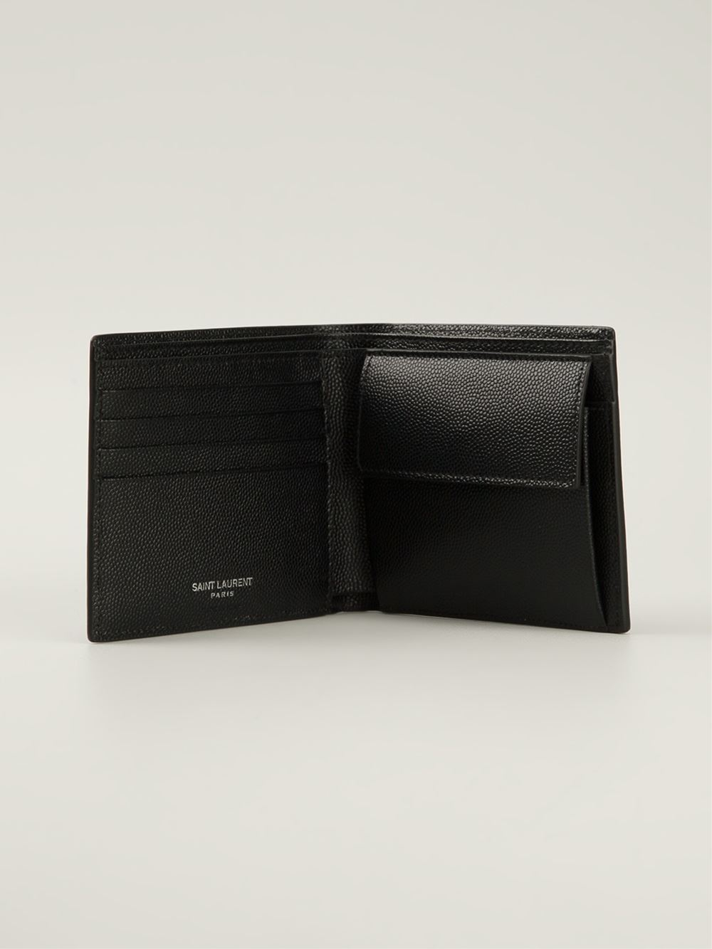 Lyst Saint Laurent Studded Wallet in Black for Men
