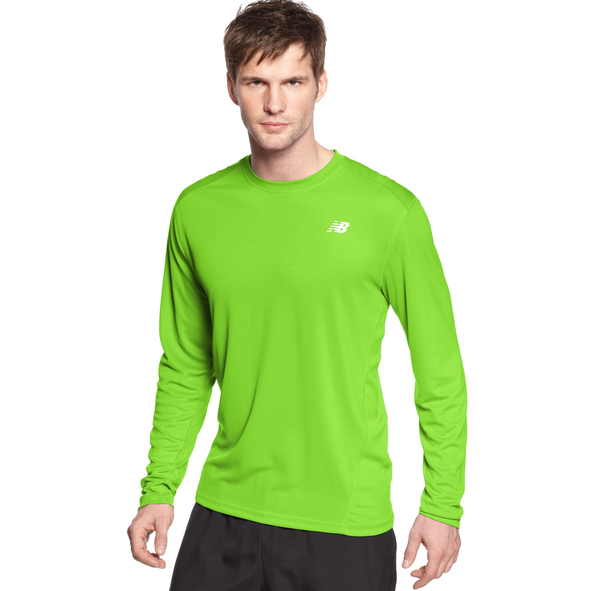 new balance long sleeve running top