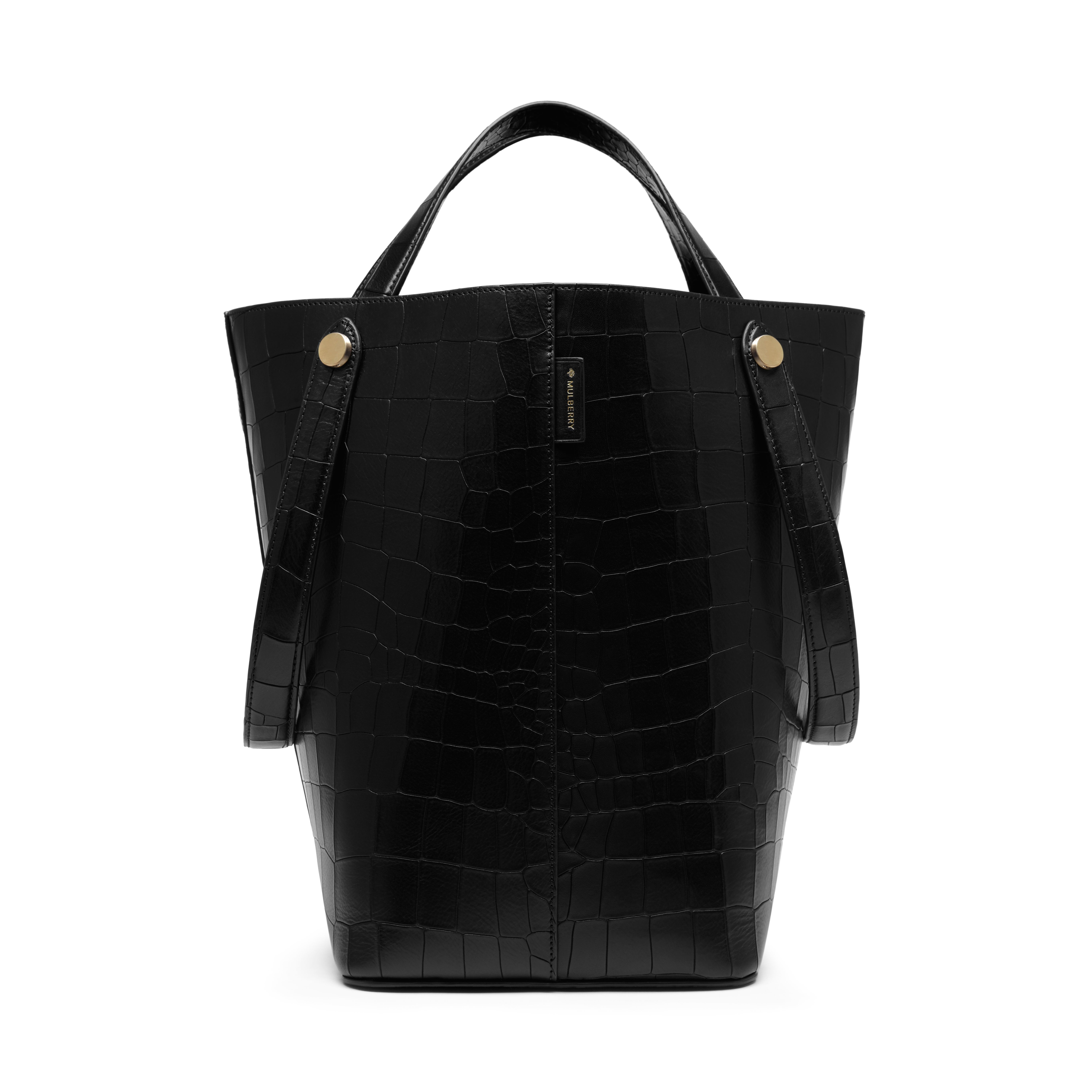 Mulberry Kite Leather Tote in Black | Lyst Australia