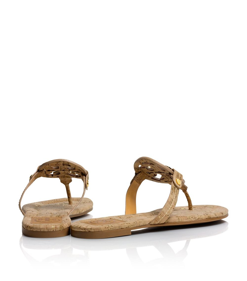 tory burch beige miller sandals