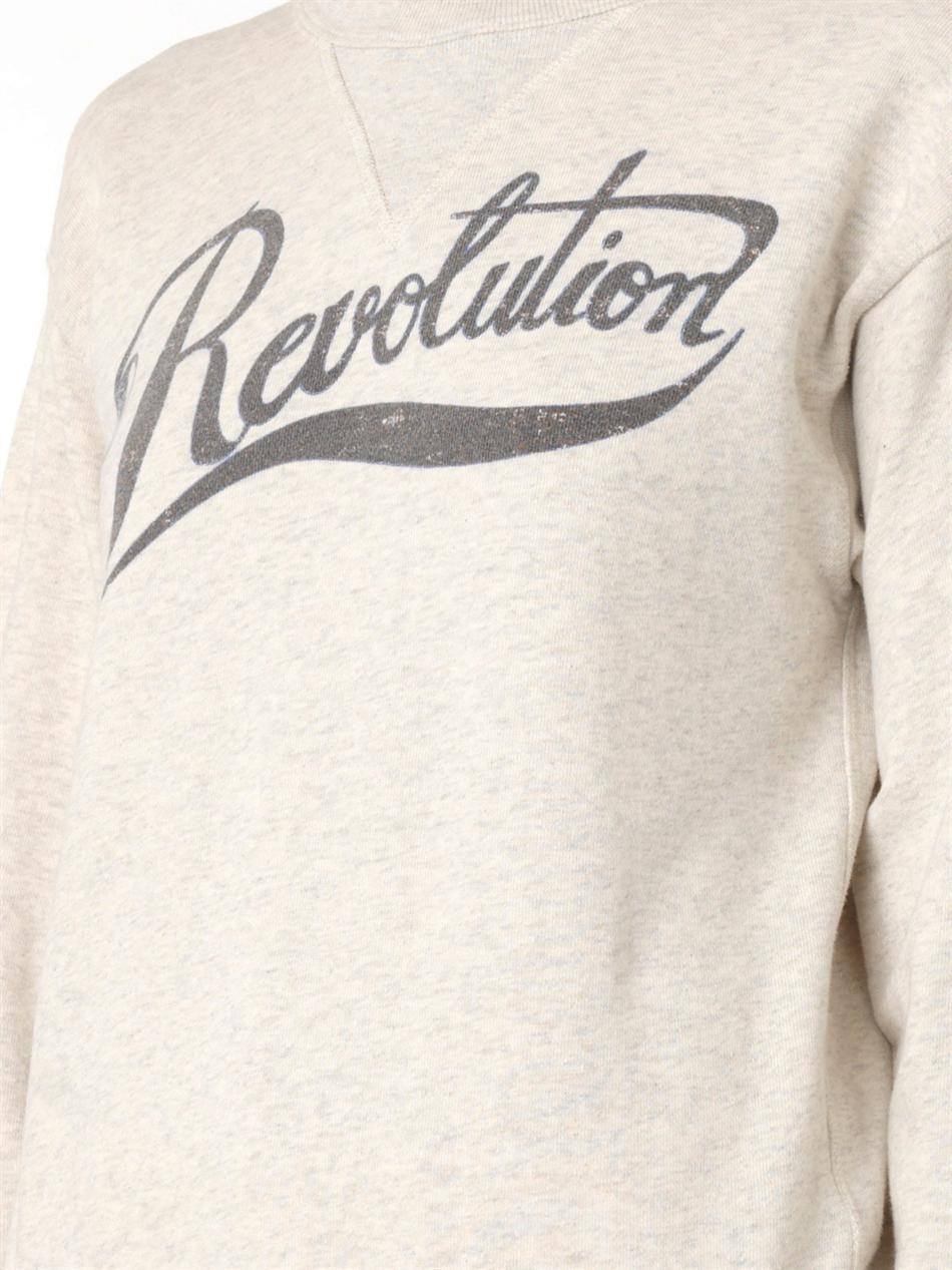 Étoile Isabel Marant Gillian Revolution Sweatshirt in Natural - Lyst