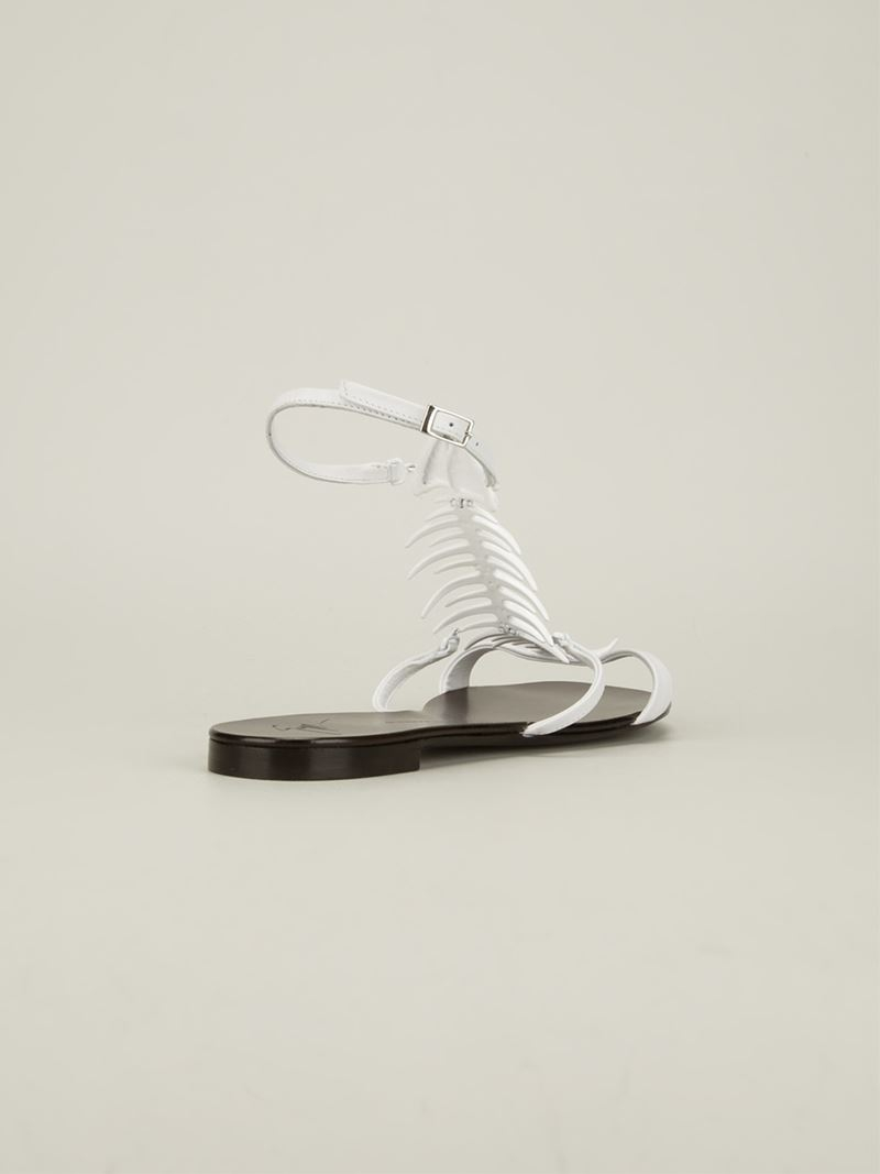 giuseppe zanotti fish sandals